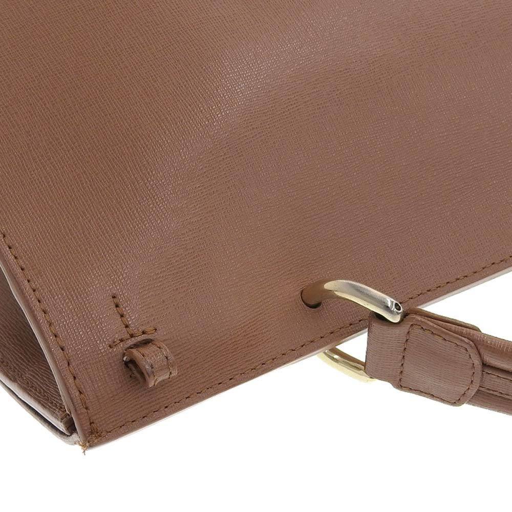 FURLA Julia M Top Handle 2WAY Bag Handbag One Shoulder Leather Brown F6801 - Picture 6 of 10